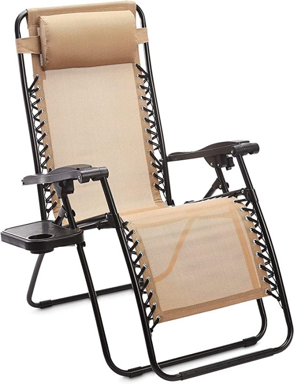 Basics Zero Gravity Chair with Side Table